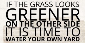 green grass