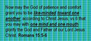 Like mindedness